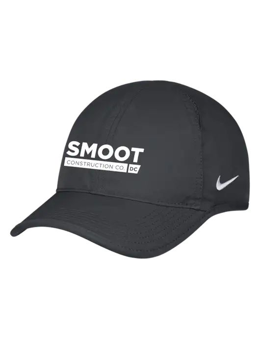 Nike Charcoal Featherlight Cap w/Smoot Construction Logo