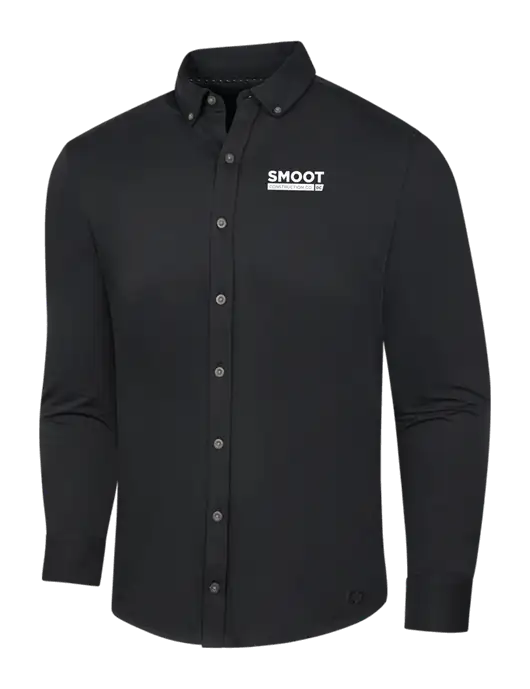 OGIO Blacktop Modern Code Stretch Button-Up Shirt w/Smoot Construction Logo