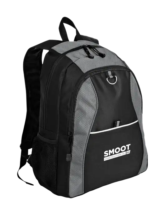 Honeycomb Grey/Black Backpack w/Smoot Construction Logo
