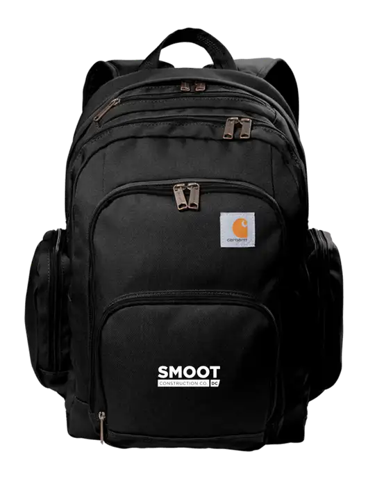 Carhartt Black Foundry Series Pro Backpack w/Smoot Construction Logo