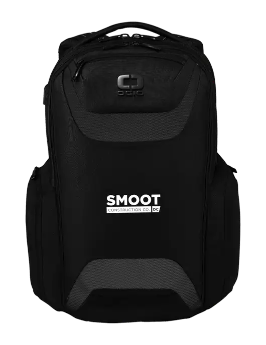 OGIO Black Charcoal Connected Pack w/Smoot Construction Logo