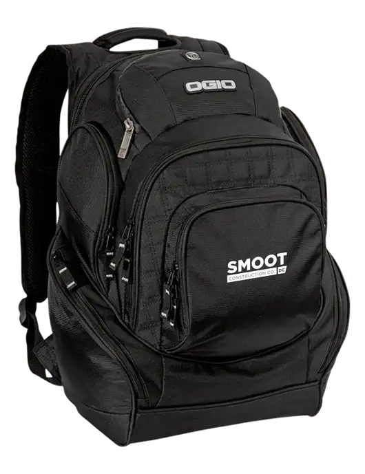 OGIO Black Mastermind Pack w/Smoot Construction Logo
