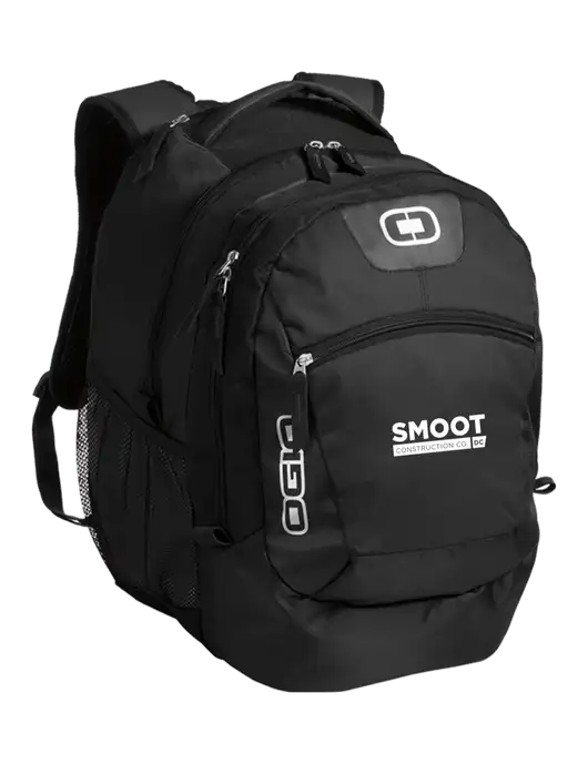 OGIO Black Rogue Pack
 w/Smoot Construction Logo