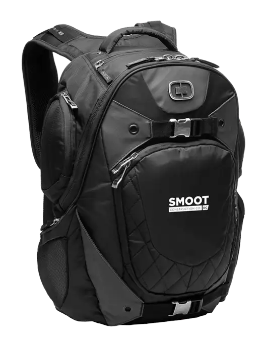 OGIO Black Squadron Pack w/Smoot Construction Logo