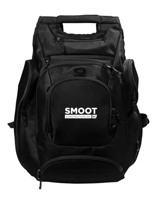 OGIO Blacktop Metro Ballistic Laptop Backpack w/Smoot Construction Logo