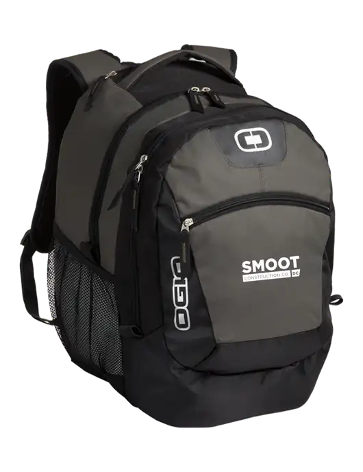OGIO Grey Rogue Pack
 w/Smoot Construction Logo